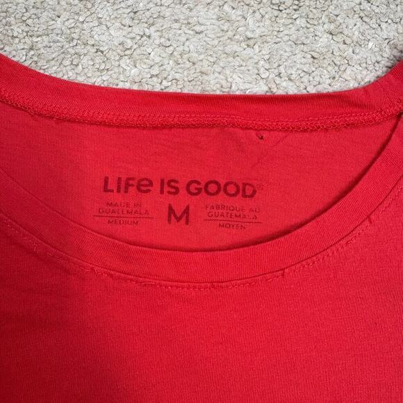 Life Is Good Set Of 2 Women's Tank Tops Summer Ice Cream Dog America Size M - Picture 7 of 7